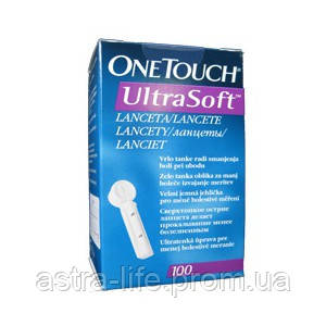 Ланцети "One Touch Ultra Soft" №100