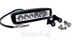 LED-фара світлодіодна прямокутна 18W DK, фото 2