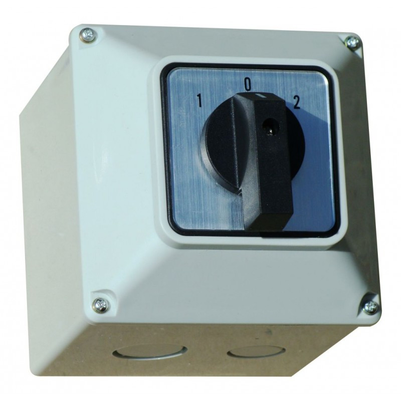 Перемикач кулачковий ПКП в захисному корпусі IP65, 3Р, 32А, 1-0-2, 380В, Electro