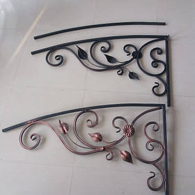 Навіс кований каркас боковини 2 шт. 120 см