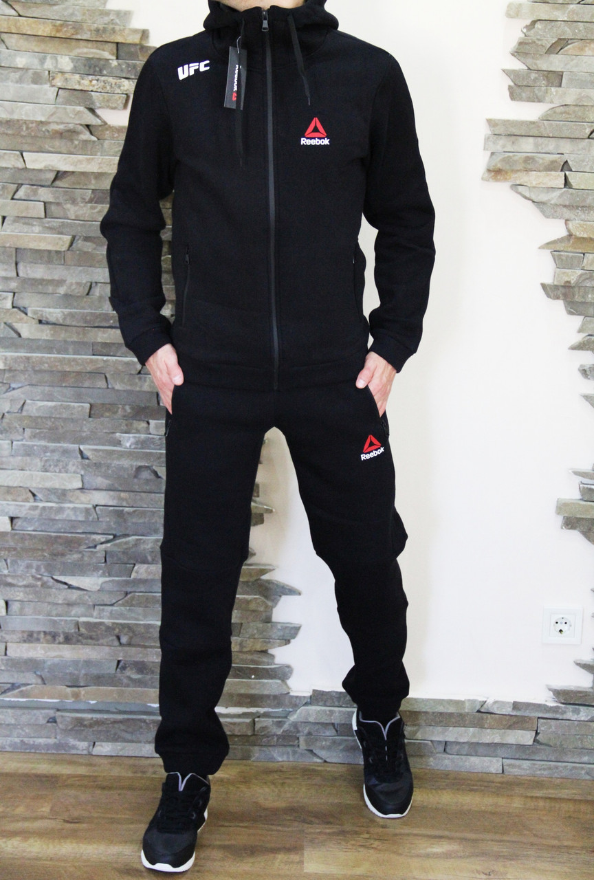 Купить Спортивный костюм мужской черный зимний Reebok UFC в Харькове от ...