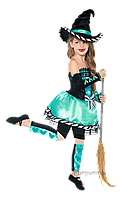 Дитячий карнавальний костюм для дівчинки ВІДЬМОЧКА код 2058 30