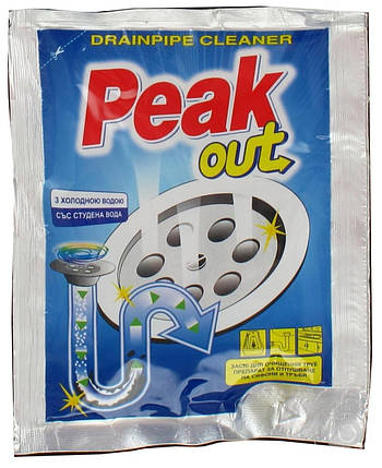 Засіб для чищення труб для холодної води 60 гр, Peak Out, фото 1