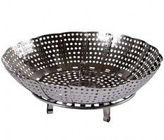 Пароварка-вставка (зібрана 14 см, розкрита 22 см, нержавіюча сталь), арт. 14-41