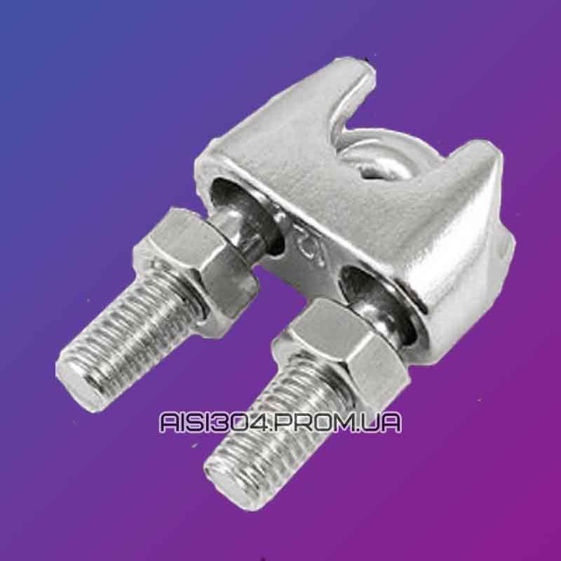 Нержавіючі затискачі для тросів, канатів 2 мм AISI 304, фото 1