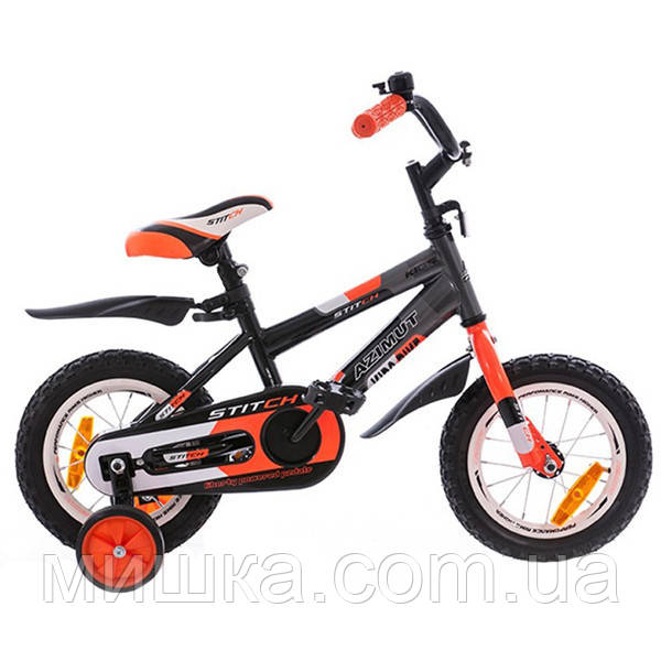 Детский двухколесный велосипед AZIMUT STITCH 12"