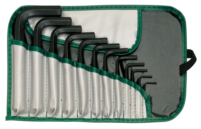 Набір Г-подібних шестигранників 2 - 12 мм (12 шт) в чохлі HEYCO (Німеччина), фото 1