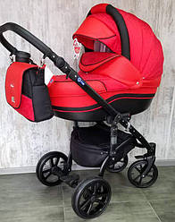 Всесезонна дитяча коляска 2 в 1 "MACAN" Red