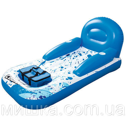 Надувний матрац-крісло Bestway 43130 із сумкою холодильником, фото 1