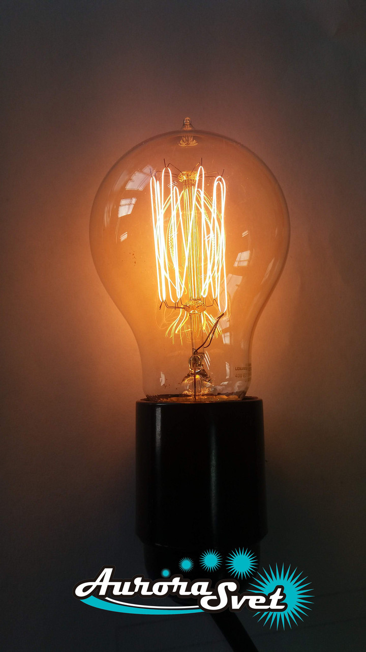 Лампа Едісона LEMANS 40W, 2700 K, цоколь Е27 (димована). Ретролампа.