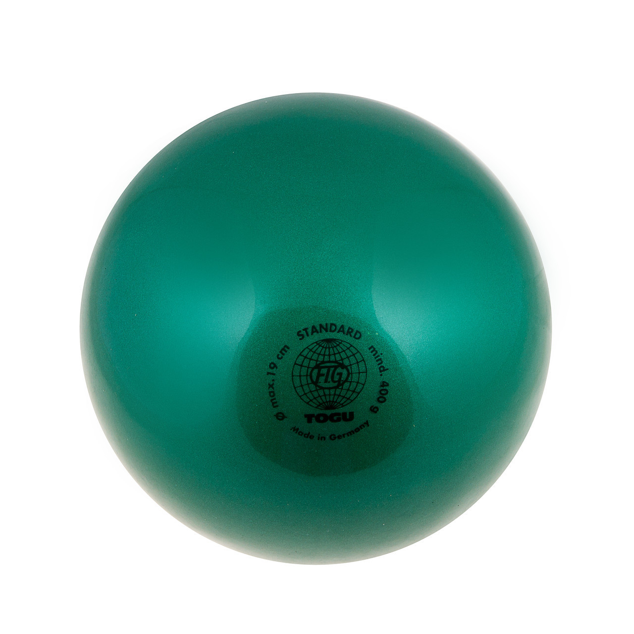 Мяч гимнастический TOGU d.19 см, 400 г (17 цветов в ассортименте) Зеленый - фото 1 - id-p800056127
