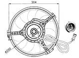 Вентилятор системи охолодження AUDI, VOLKSWAGEN, фото 3