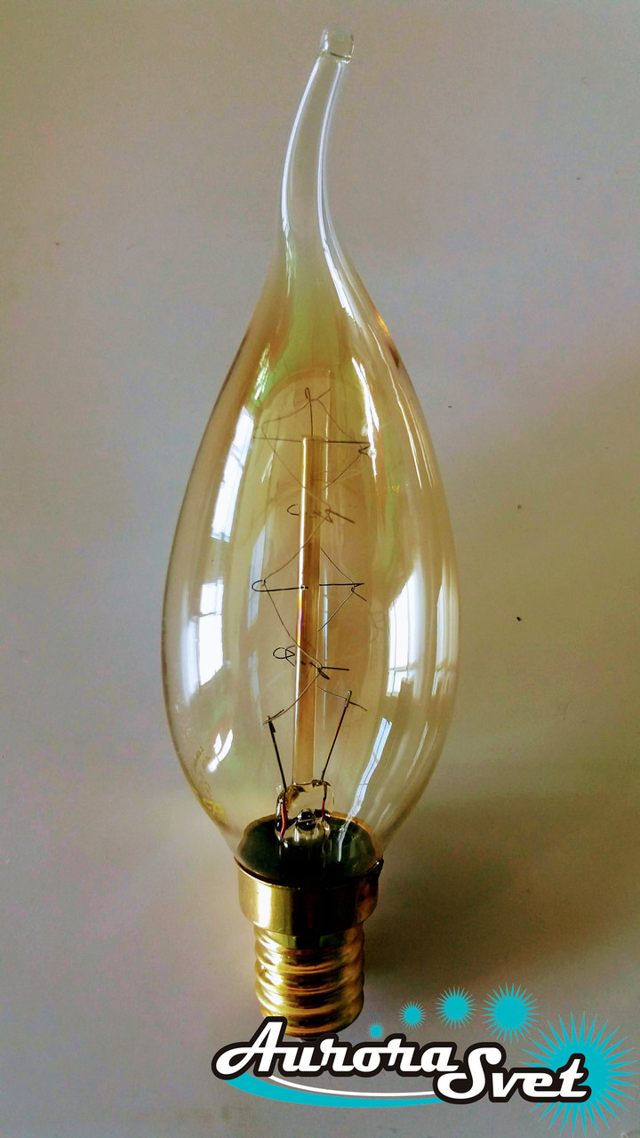 Лампа Эдисона LEMANSО 40W, 2700K, цоколь Е14 (диммируемая). Рэтро-лампа. - фото 1 - id-p800056997