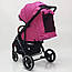 Дитяча прогулянкова коляска Panamera C689 Pink, дощовик, москітка, фото 9