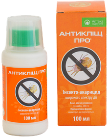 Инсекто-акарицид Антиклещ 100 мл, Ukravit