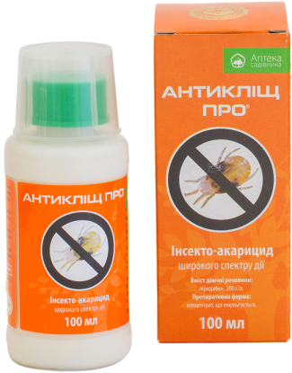 Купить Инсекто-акарицид Антиклещ 100 мл, Ukravit, цена 76 грн — Prom.ua ...