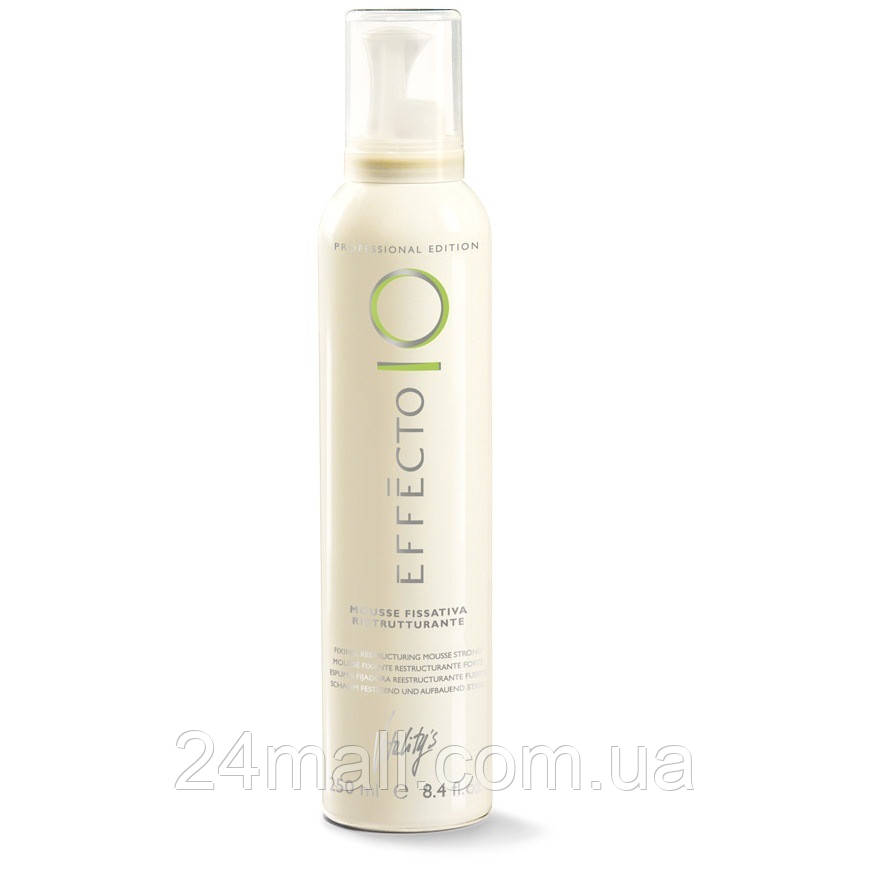 Мус для укладання волосся будь-якої складності Vitality's Effecto Mousse Fissativa Ristrutturante 250мл