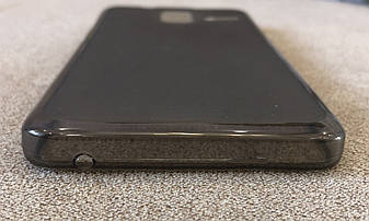 Силіконовий чохол-накладка для Lenovo S580 (Сірий), фото 2
