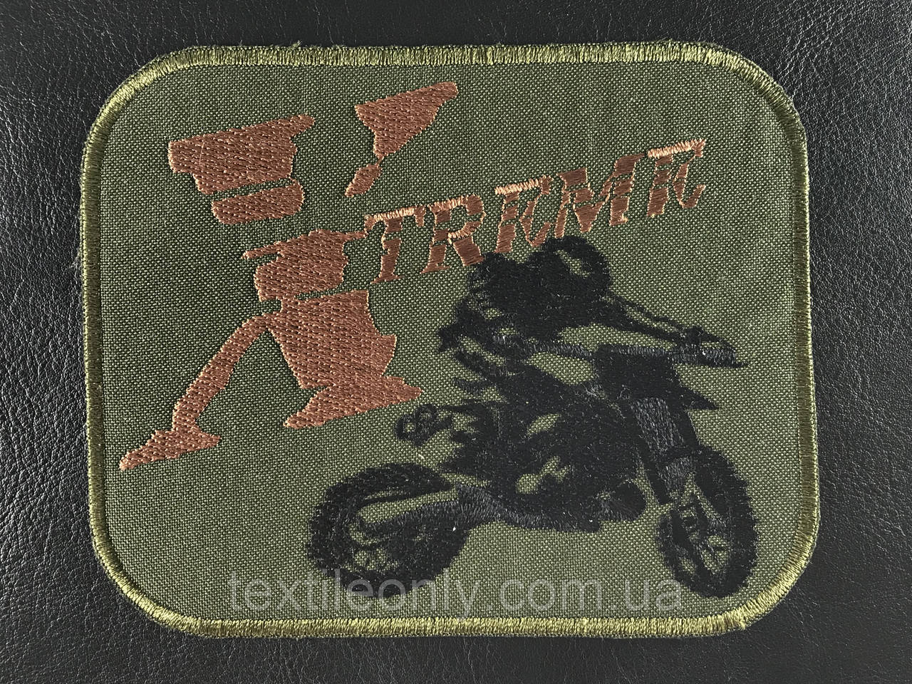 Нашивка Xtreme колір хакі/коричневий 133х102 мм