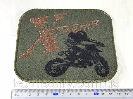 Нашивка Xtreme колір хакі/коричневий 133х102 мм, фото 3