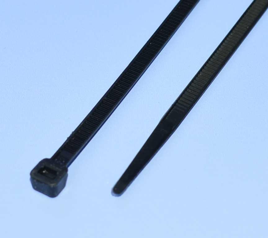 Стяжка нейлонова (хомут) 250х5.0мм чорна, ProFix, 8-0217Bk, уп.100шт, фото 1
