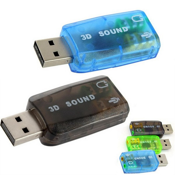 USB звуковая карта 5.1 sound card - фото 2 - id-p244284787