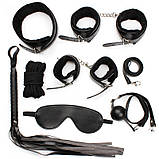 Набір БДСМ Belt різних кольорів, 10 предметів, фото 7