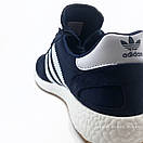 Чоловічі кросівки Adidas Iniki Runner Boost blue (Адідас Ініки) сині 44, фото 6