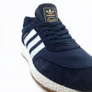 Чоловічі кросівки Adidas Iniki Runner Boost blue (Адідас Ініки) сині 44, фото 3