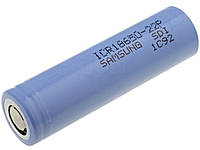 ACCU-ICR18650-22P-10A / 2200MAH Аккумулятор Li-Ion 18650; 2200mAh; 10A; Ø18,25 x 65,0mm; БЕЗ ЗАЩИТЫ