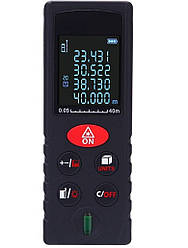 Лазерний далекомір лазерна рулетка Kronos KXL-D40 (0,05-40 м) V куба S прямокутника довжина гіпотенуза