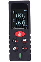 Лазерний далекомір лазерна рулетка Kronos KXL-D80 (0,05-80 м) V куба S прямокутника довжина гіпотенуза