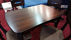 Обідній стіл для маленької кухні Челсі Модуль Люкс, темний горіх, фото 3