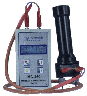 Голчастий вологомір деревини Exotek Instruments MC-460 з виносним датчиком S-10 EXOTEK (mdr_2124), фото 1
