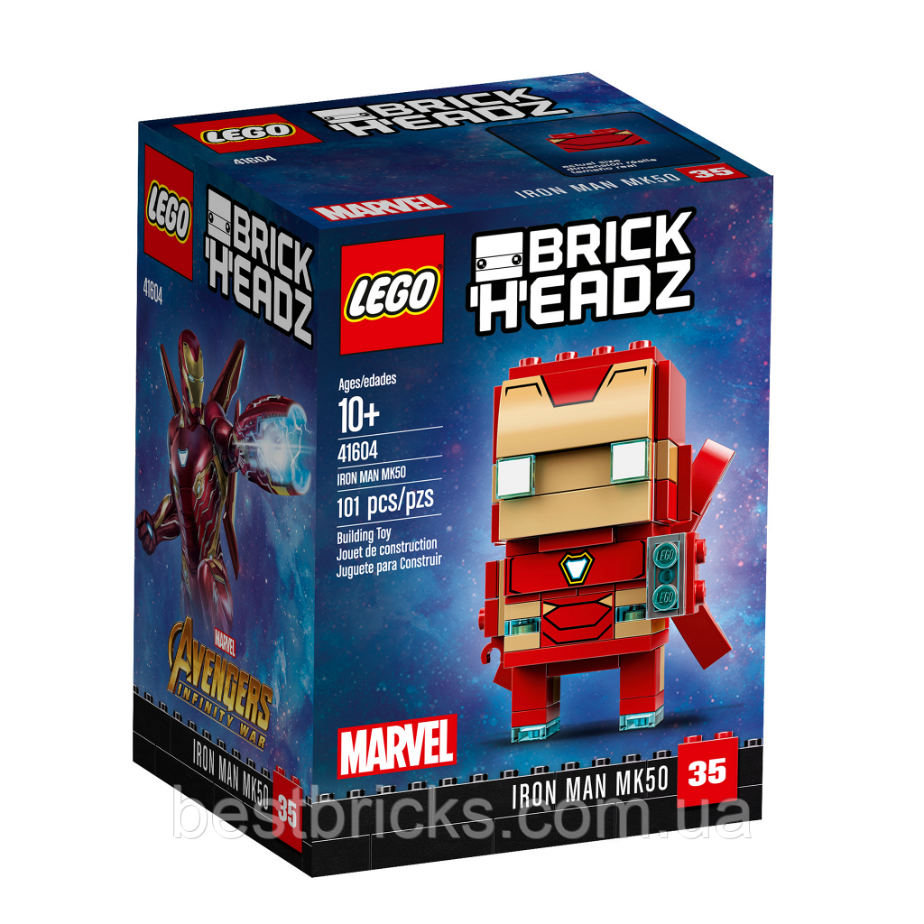 Lego BrickHeadz Залізна людина MK50 41604, фото 1