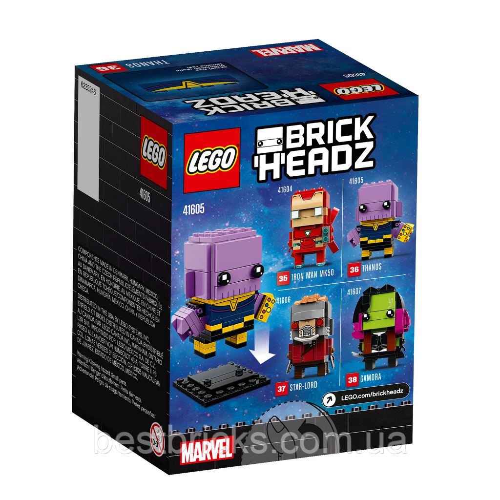 Lego BrickHeadz Танос 41605, фото 1