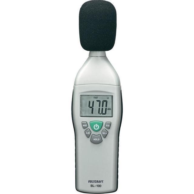 Шумомір SL-100 (30 -130 dB; ± 2) 31.5 Hz - 8 kHz EN 60651 Class 3 Voltcraft (mdr_1343)