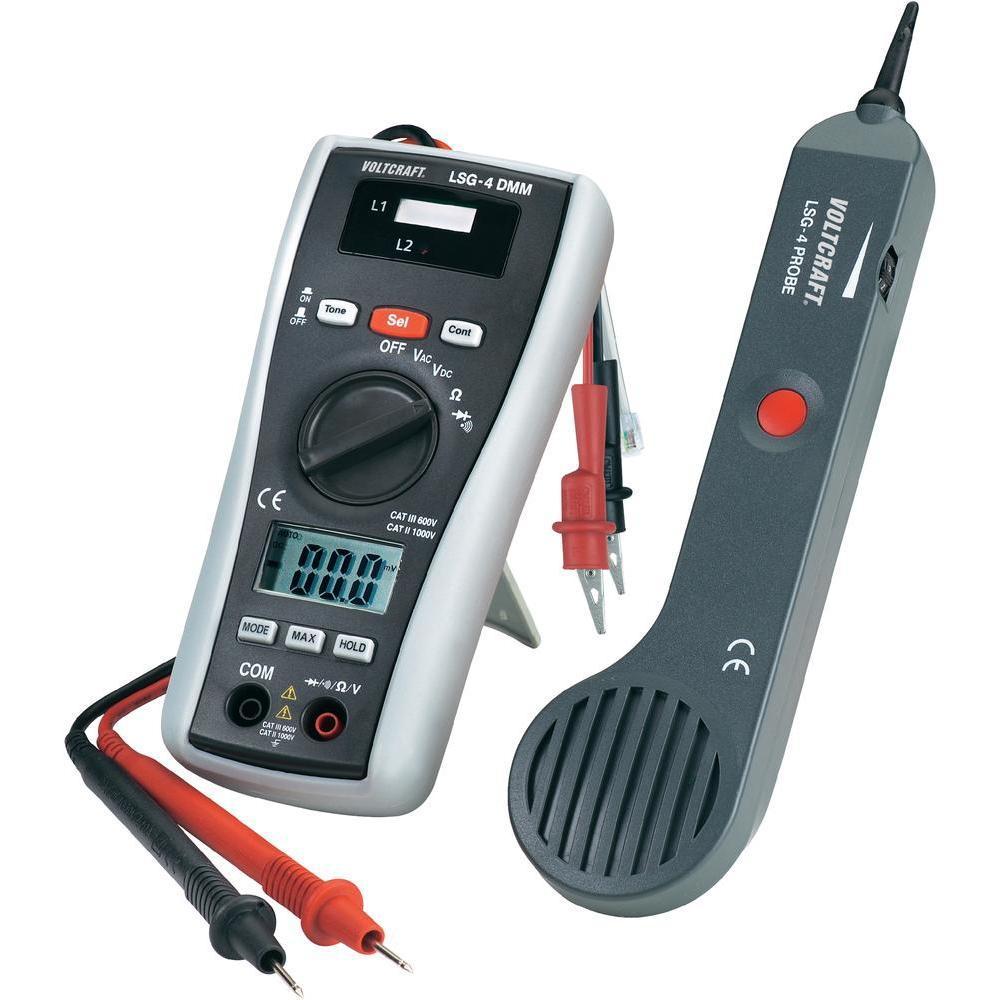 Кабельний тестер з функцією мультиметра Voltcraft LSG-4. Німеччина, фото 1