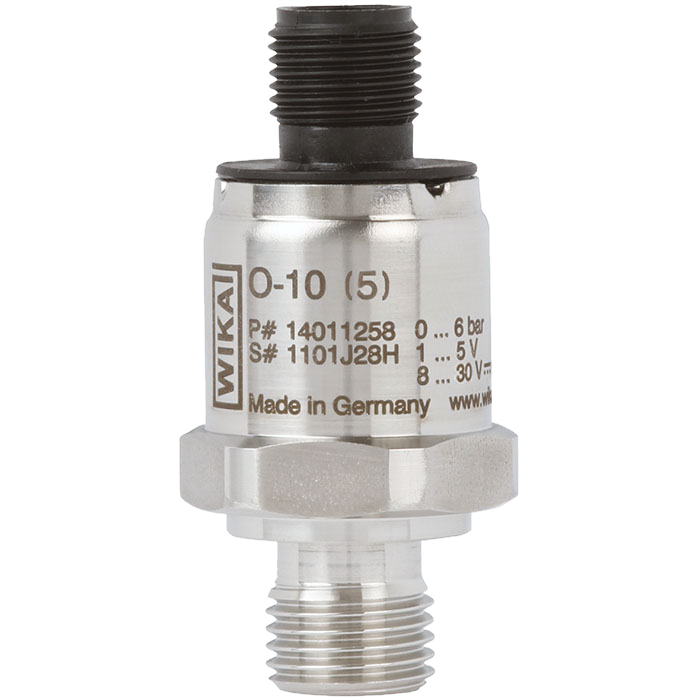Датчик тиску WIKA 0-16 бар 4..20 мА G1/4 роз'єм M12*1 тип O-10, фото 1
