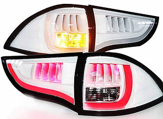 Ліхтарі Mitsubishi Pajero Sport 2 тюнінг Led оптика (білі)