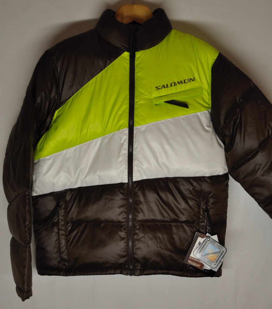 Чоловічий зимовий пуховик Salomon Clima PRO GO MANERO JK коричнева, фото 1