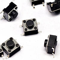 Кнопка Тактова SMD 4-pin 6 X 6 X 5 мм Перемикач