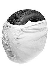 Мішки поліетиленові для шин 70+ (2*22)*110 "Без малюнка" (колір білий)114*110