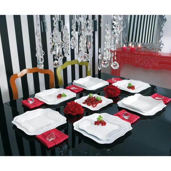 Сервіз столовий LUMINARC AUTHENTIC WHITE 19 предметів E6197
