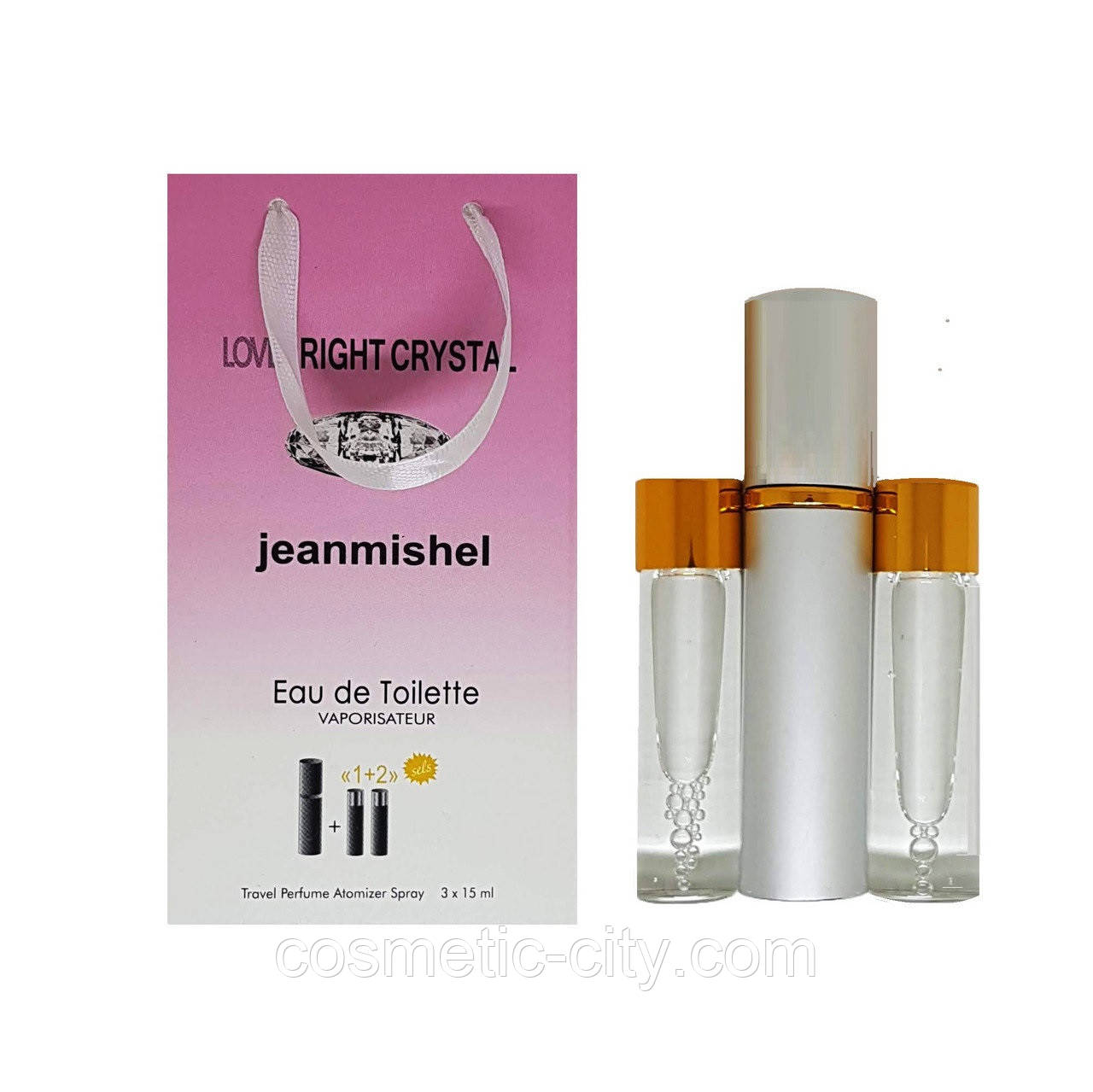 Jeanmishel Love Bright Crystal 3 x 15 ml