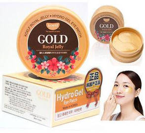 Гідрогелеві патчі для очей із золотом KOELF Gold & Royal Jelly Eye Patch 60шт (802612), фото 2