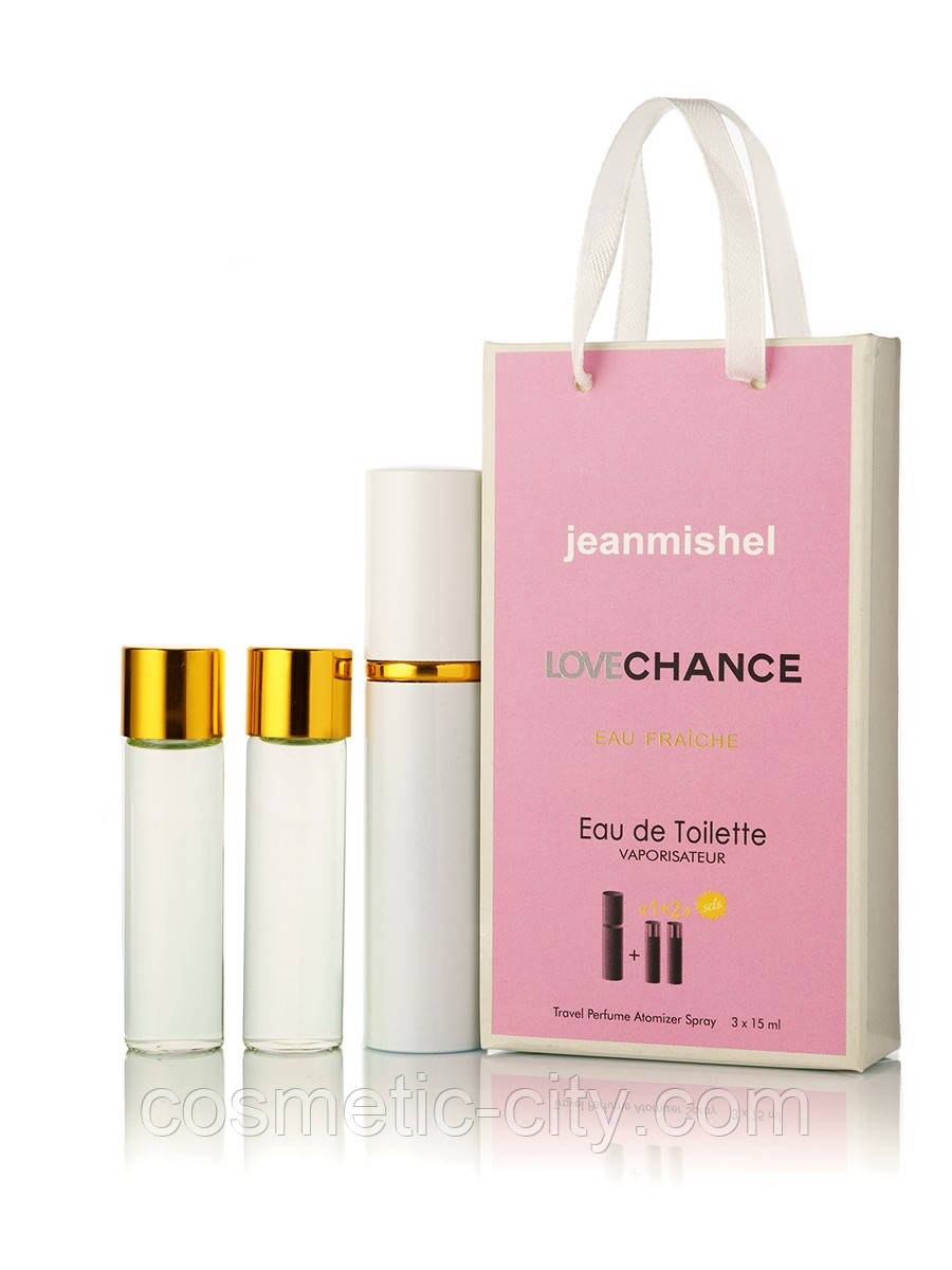Jeanmishel Love Chance Eau Fraiche 3 x 15 ml