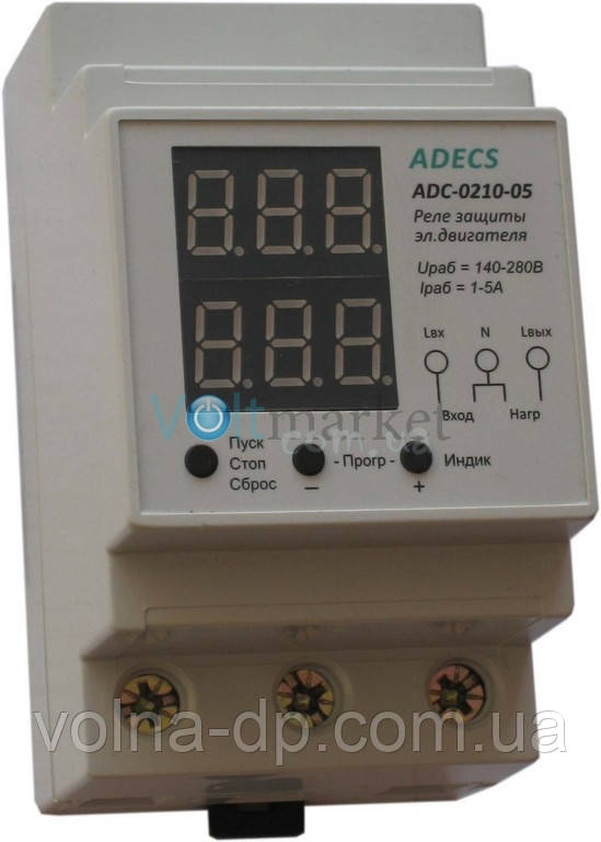 Реле захисту електронасоса ADECS ADC-0210-05 до 1.1 кВт