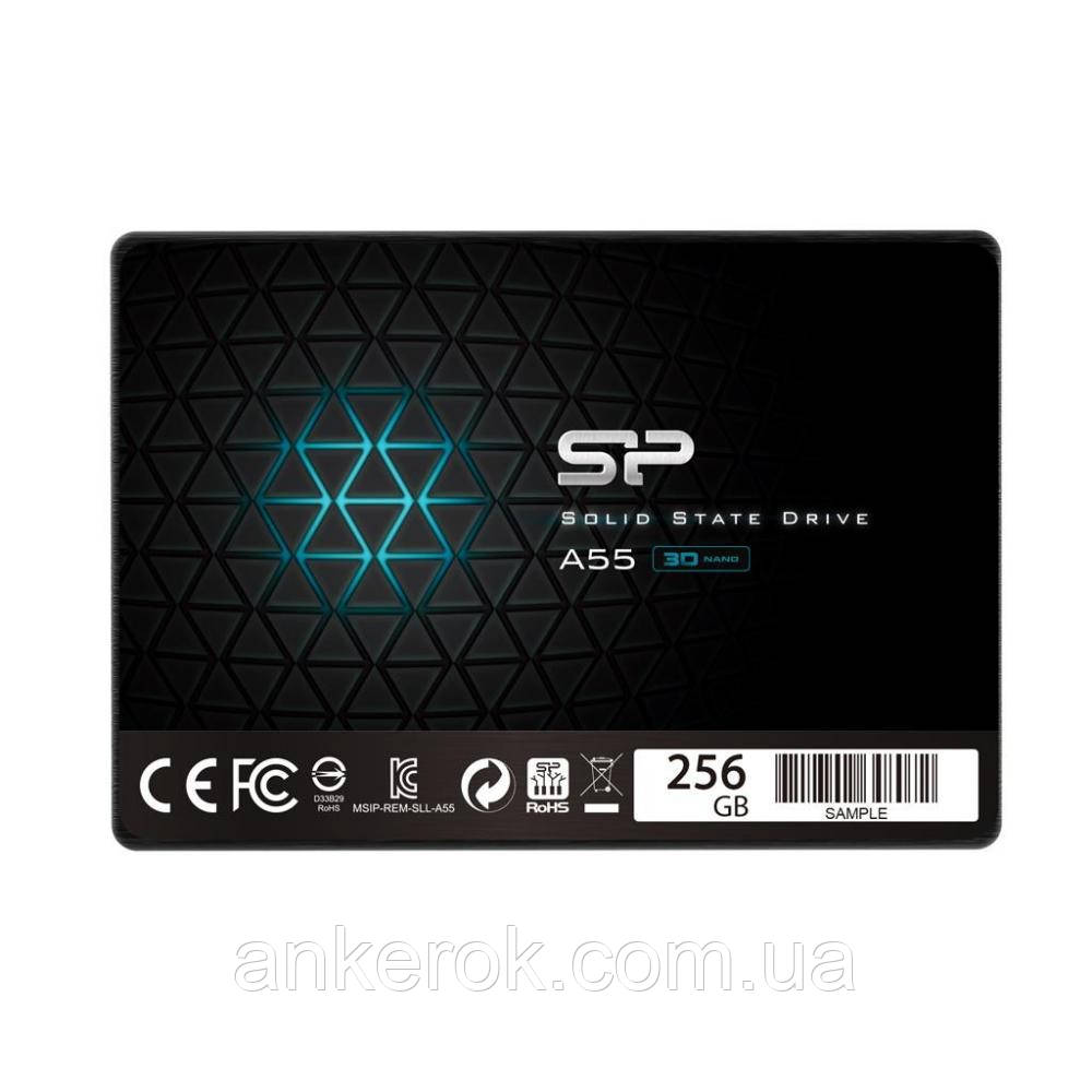 SSD накопитель Silicon Power A55 256 Gb (SP256GBSS3A55S25)