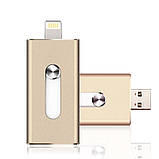 Usb flash/флешка 64 Gb для Iphone/Ipad gold, фото 5